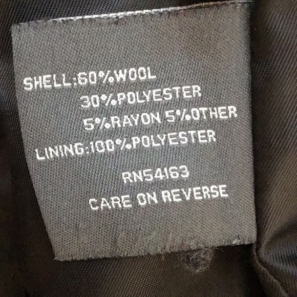 Kenneth Cole Black Belted Trench Coat - Picture 10 of 12